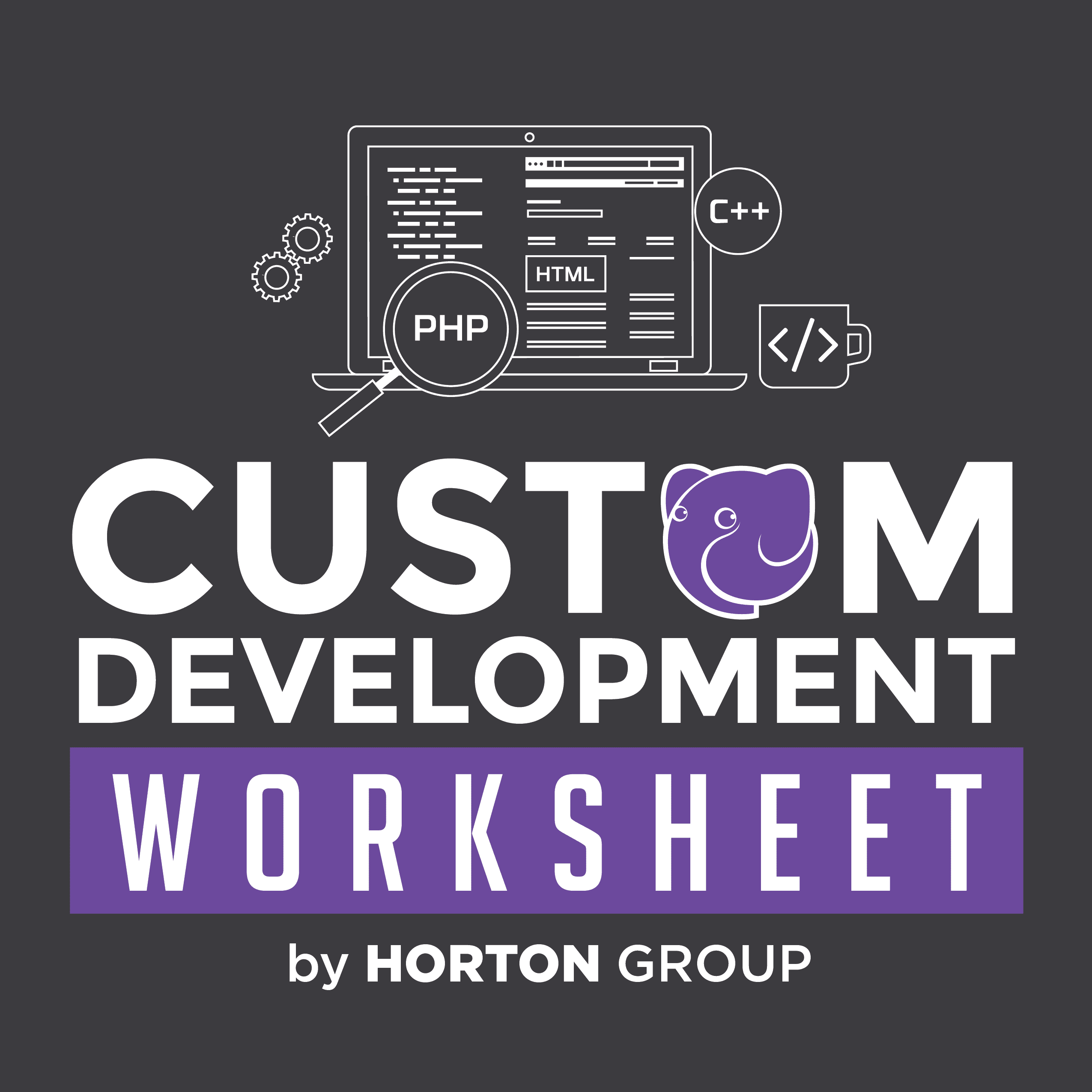 HG Custom Development Worksheet Cover Square
