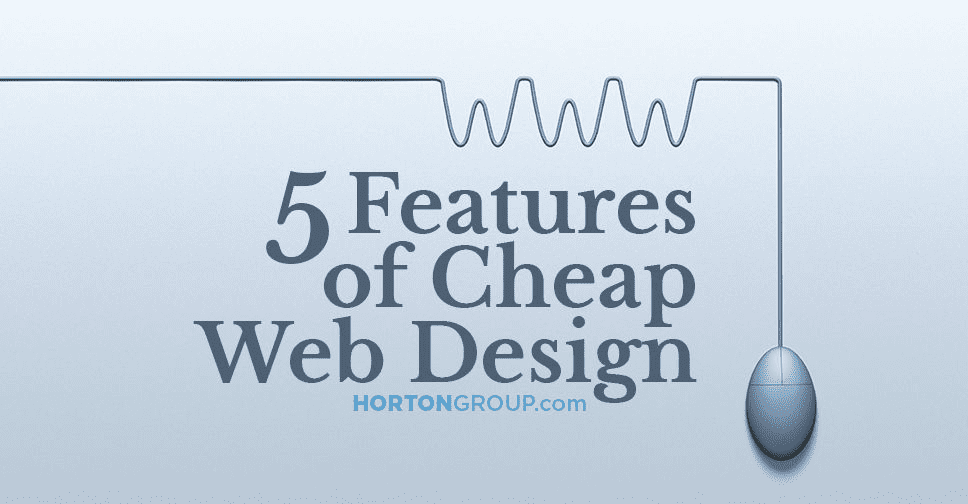 cheap web design