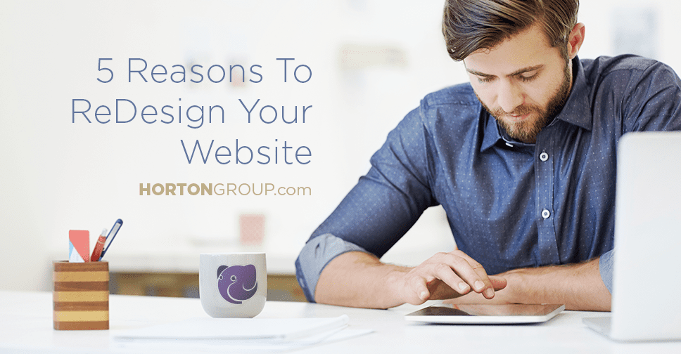 redesign website with Horton Group