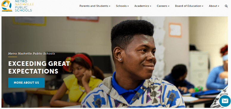 Nashville Public Schools - Website Design