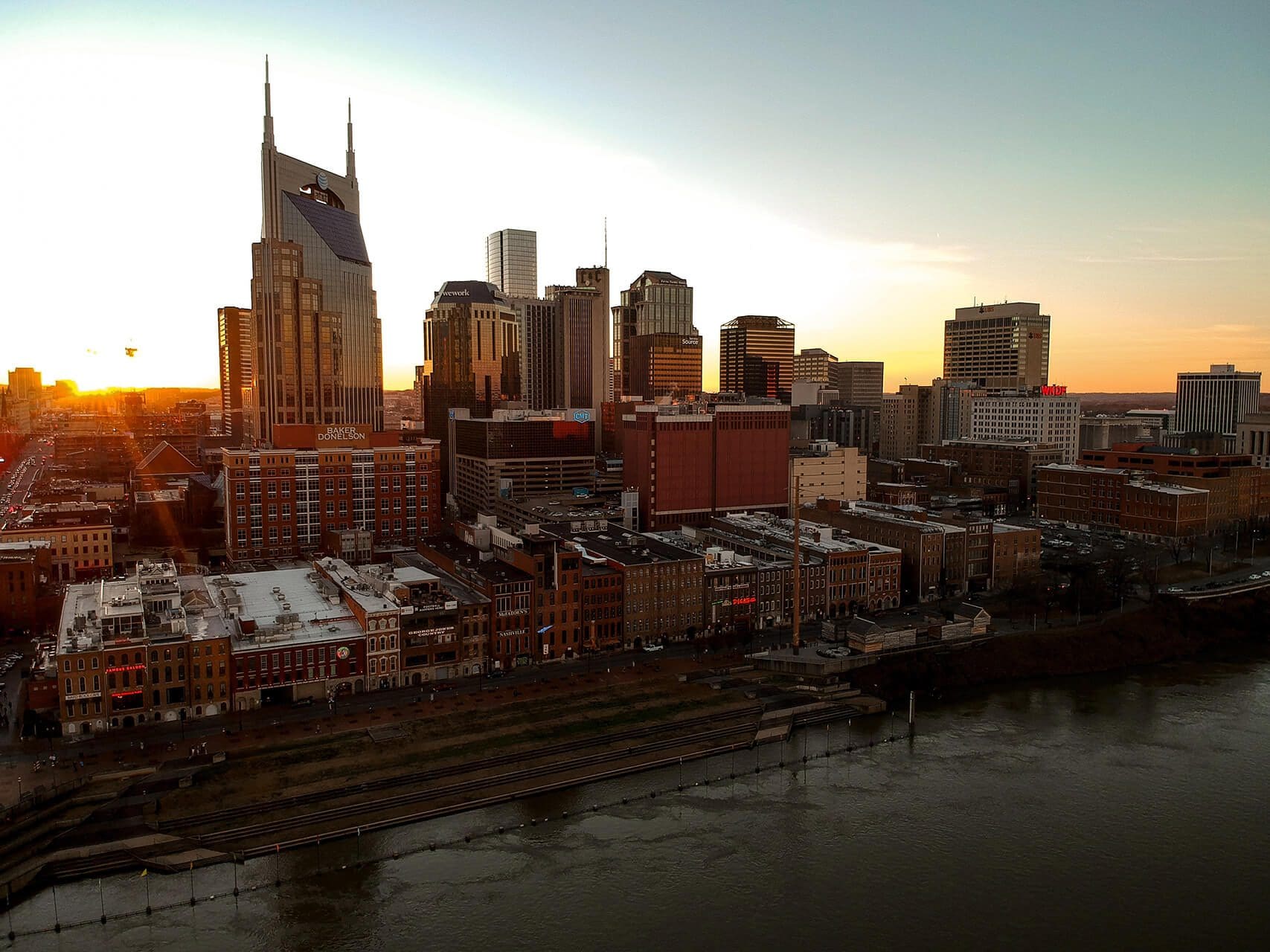 nashville skyline for local marketing agency