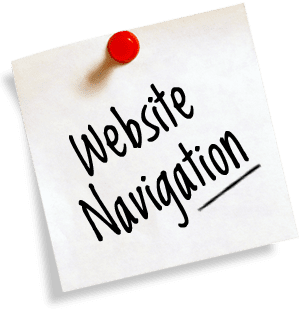 website navigation