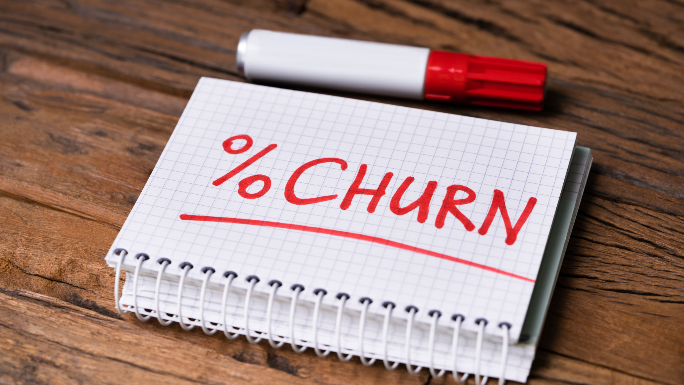 Churn text on notepad